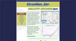 Desktop Screenshot of dexadine.com