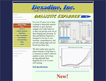 Tablet Screenshot of dexadine.com